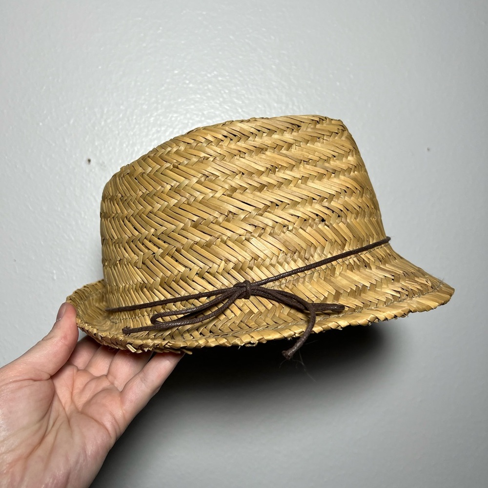 Straw Fedora Style Hat
